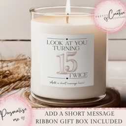 30Th Birthday, Funny Candle, Birthday Gift, Candles, Gifts, Best Friend Gift For Her, Him, Gag - thumbnail 1