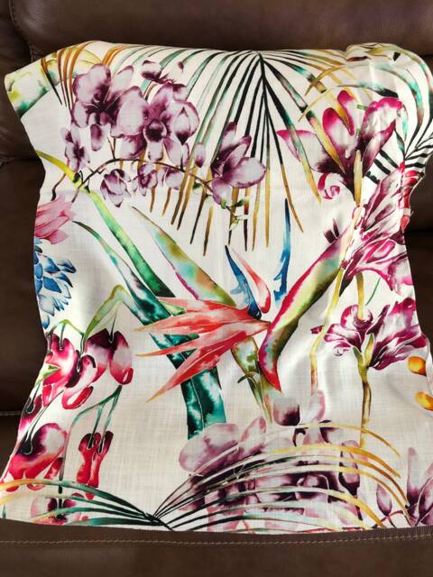 Paradise in Flamingo/Papaya/Apple-By Harlequin-One Pillow Cover - image 1