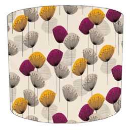 Retro 60S 70S Drum Lampshade For Ceiling Light Pendants Or Table Lamp Bases - thumbnail 2