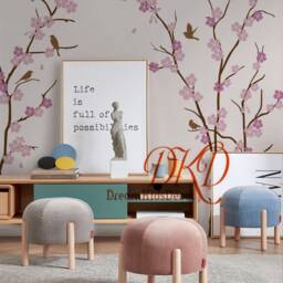 Cherry Blossom Tree Branch Wall Decal, Baby Girl Nursery Decor - thumbnail 3