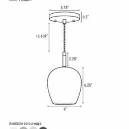 Tulipano - Ceramic Pendant Ceiling Light Handmade Minimalist Round Hanging Fixture in Shadow Charcoal Gray - thumbnail 4
