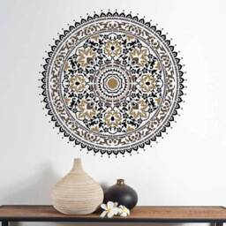 Kashmir Mandala Stencil - Mandala Wall Stencil Large Wall For Painting On Wood Better Than Decals