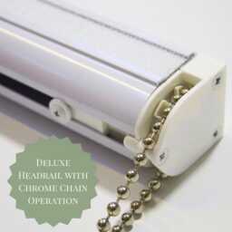 Custom Roman Blind Handmade To Measure From Your Fabric, Blackout Lining - thumbnail 4