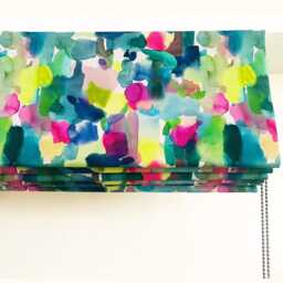 Custom Roman Blind Handmade To Measure From Your Fabric, Blackout Lining - thumbnail 2