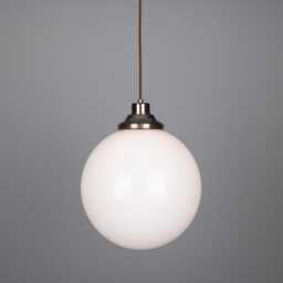Gentry Opal Glass Globe Pendant Light 12 - thumbnail 1