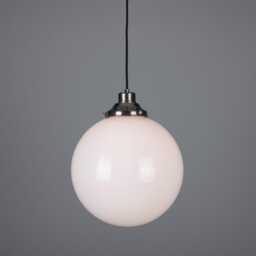 Gentry Opal Glass Globe Pendant Light 12 - thumbnail 2