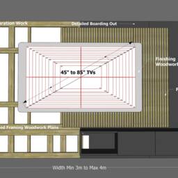 "Plans For Media Wall Step By 45"" To 85" - thumbnail 3