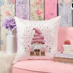 Mum Gnome Cushion For Mothers Day, Her Birthday - thumbnail 2