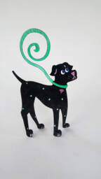 Dog Walker Photo Or Business Card Holder - thumbnail 1