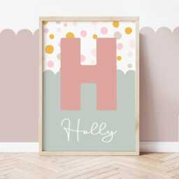 Set Of 6 Mermaids Prints, Poster in Pastel, Ocean Nursery Print, Sea Decor, Teen Girl Bedroom Decor - thumbnail 3
