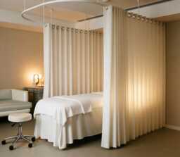 Double Layer Privacy Curtain, Room Divider, Salon Curtain
