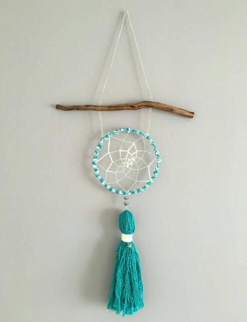 Modern Bohemian Wall Hanging, Boho Dream Catcher, Nursery Decor - image 1