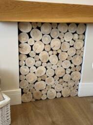 Rustic Conifer Log Slice Set Natural Wood Discs For Crafts & Decor - thumbnail 2