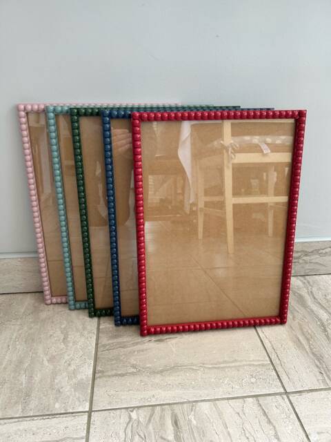 Hand Crafted A3 Bobbin Picture Frame, Farrow & Ball Paint Finish