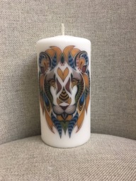 Unique Lion Candle, Personalized Candle Favor, Lion Gift, Customized Gift Idea, For Her, Him, Unusual - thumbnail 1