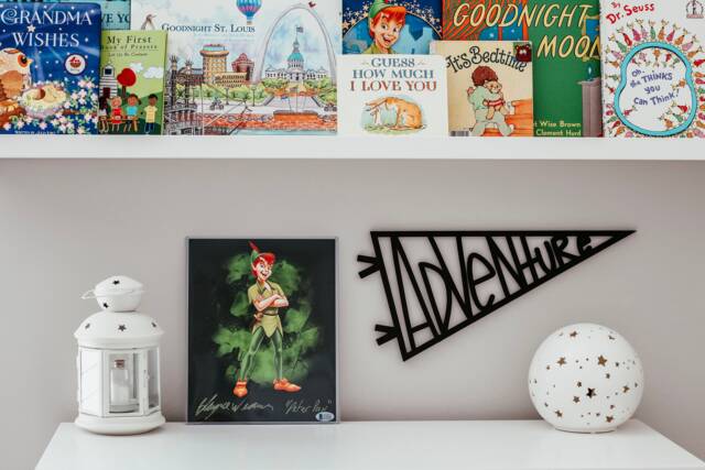 Adventure Wood Pennant Vintage Style Nursery Decor - image 1