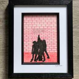 Pearl Jam Ten Album Cover Hand Drawn Original Framed Artwork - thumbnail 3