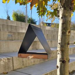 Modern Bird Feeder - House Hanging Minimalist Lover Garden Decor Shelter