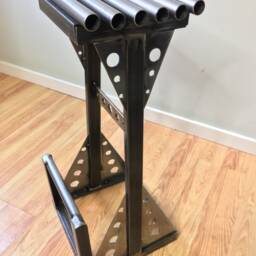 Solid Steel Aeronautical Stool-Office Stool-Airbus-M.o.d-Bar Stool-Seat-Steel Seat-Engineers-11Th Wedding Anniversary-Aerodynamic-Student - thumbnail 4