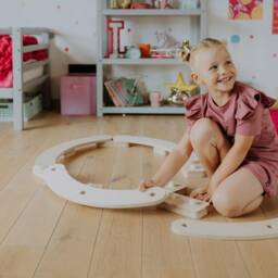Gifts For Daughter Son Baby Mobile Kids Balance Board Kids Play Set, Balance Beam Set Montessori Toy Furniture - thumbnail 3