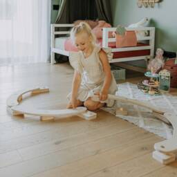 Gifts For Daughter Son Baby Mobile Kids Balance Board Kids Play Set, Balance Beam Set Montessori Toy Furniture - thumbnail 4