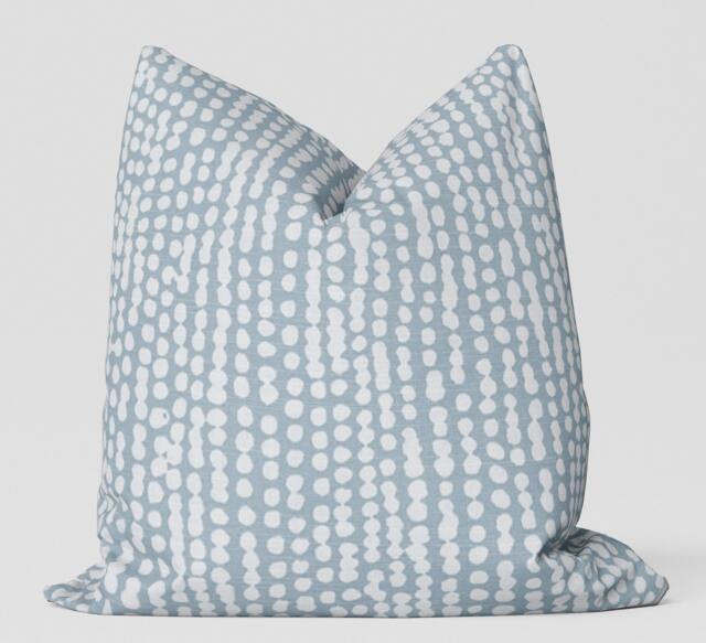 Rainfall Pillow Cover/Chambray