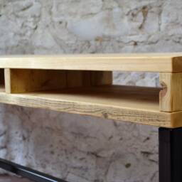 Industrial Office Desk With Storage, Bespoke Handmade Furniture Made To Measure in Scotland - thumbnail 3