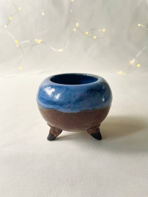 Tripod Planter, Planter With Legs, Mini Ceramic Drainage, Flower Pot, Three Legged Succulent - image 1