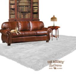 Plush Faux Fur Area Rug - Shaggy Sheepskin Accent - thumbnail 3