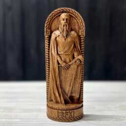 Bragi, Norse Pagan God Statue, For Asatru Altar Kit & Heathen Ritual - thumbnail 2