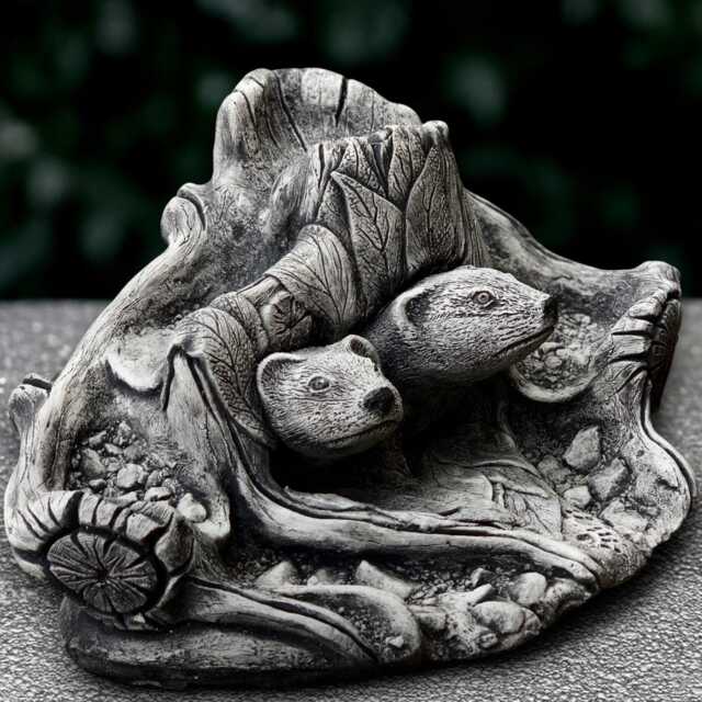 Concrete Pair Hedgehog Sculpture Stone Figure Cement Animal Statue Handmade Decor Hedgehog Lover Gift Garden & Home Art - image 1