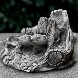 Concrete Pair Hedgehog Sculpture Stone Figure Cement Animal Statue Handmade Decor Hedgehog Lover Gift Garden & Home Art - thumbnail 4