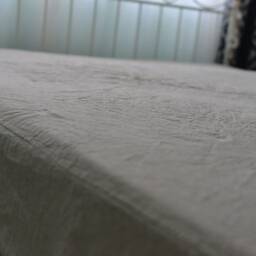 Linen Fitted Sheet in A Natural Grey Color Queen King Twin 100% Flax Softened Sheet Linen Bedding Flax - thumbnail 4