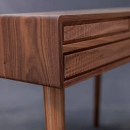 Solid Walnut Vanity , Dressing Table Desk - thumbnail 3