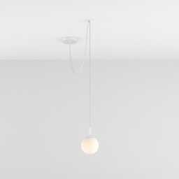 Zoe Ceiling Pendant Hanging Light White Kitchen Island Fixture Lamp Shade - thumbnail 2