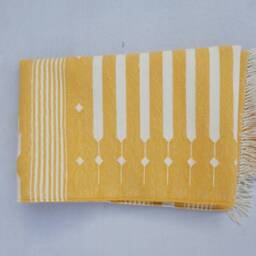 Multiple Sizes Yellow Stripes Rug Runner - Hand Woven Runner - thumbnail 4