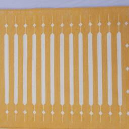 Multiple Sizes Yellow Stripes Rug Runner - Hand Woven Runner - thumbnail 3