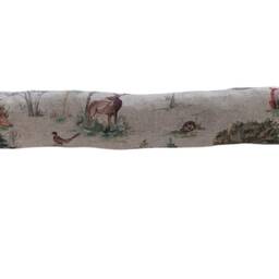 Woodland Animals Draught Excluder Wind Blocker Environmentally Friendly Weighted - thumbnail 2
