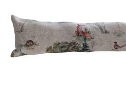 Woodland Animals Draught Excluder Wind Blocker Environmentally Friendly Weighted - thumbnail 1