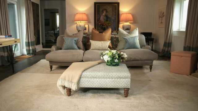 Green Ottoman Lounge Footstool - Victoria Design - image 1