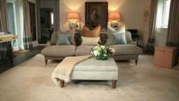 Green Ottoman Lounge Footstool - Victoria Design - thumbnail 1