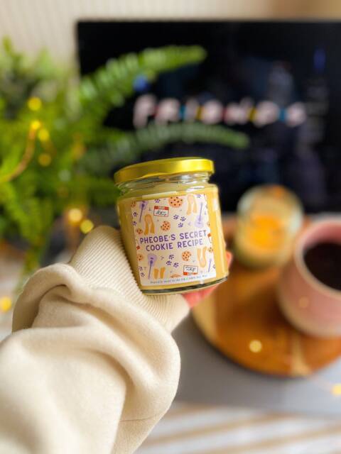 Pheobes Secret Cookie Recipe - Friends Pheobe Inspired Candle Soy Wax & Vegan/Cruelty Free - image 1