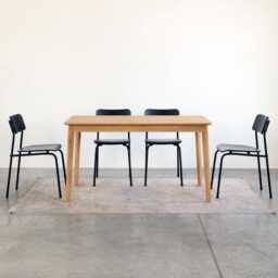 Dining Table Oulu Solid Oak Wooden Room - thumbnail 4