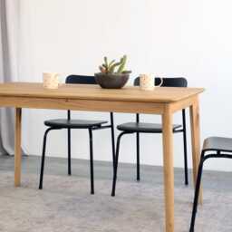 Dining Table Oulu Solid Oak Wooden Room - thumbnail 3