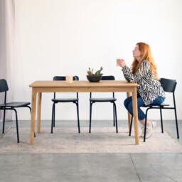 Dining Table Oulu Solid Oak Wooden Room