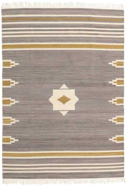 Handwoven Wool Kilim Rug Modern Turkish Flatweave Runner - image 1