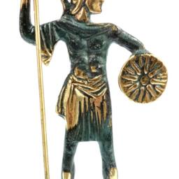 Bronze Achilles Statue, Greek Hero Sculpture, Trojan Warrior Figurine, Handmade Mythology Art, Ancient Greece Decor - thumbnail 2
