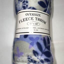 Zoofleece Purple Flowers Girls Floral Herbal Blanket Quilt Throw Flower Comfortable Gift Birthday 60x68 - thumbnail 3