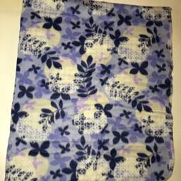 Zoofleece Purple Flowers Girls Floral Herbal Blanket Quilt Throw Flower Comfortable Gift Birthday 60x68 - thumbnail 2