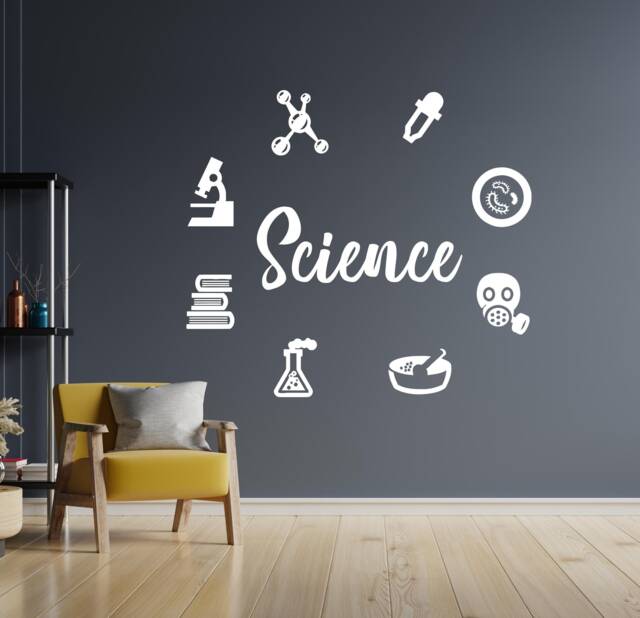 Science Wall Decal Classroom & School Decor 1835 - image 1